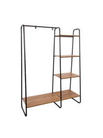 Гардеробная система с полками Скандинавия 1 (Черный)
