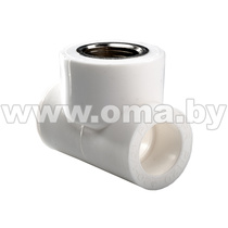 PPR-3 Тройник комбинированный ПП D25х1/2х25 ВР