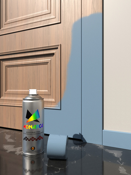 Грунтовка Monarca Акриловый (520мл, сине-серый)