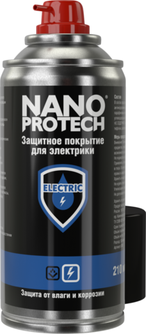 Защитное покрытие для электрики Electric NANOPROTECH, 210 мл.