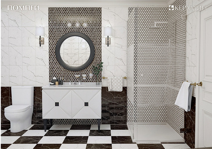 Плитка Помпеи панно 275x400x7,4 (ОАО Керамин)