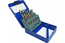 Сверла по металлу ц/х HSS (наб.19шт 1,0-10,0 мм) VERTEX