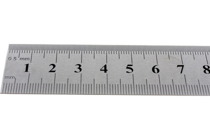 Линейка 300х28мм нержавеющая FIT IT