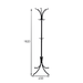 Вешалка напольная Корона разборная (Черный)