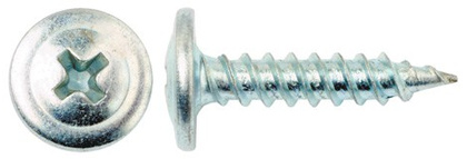 Шуруп-саморез 4,2х13 по металлу пресс-шайба острый оцинкованный, 100 шт