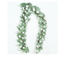 Еловая гирлянда заснеженная 200см, арт. HE2202B-350