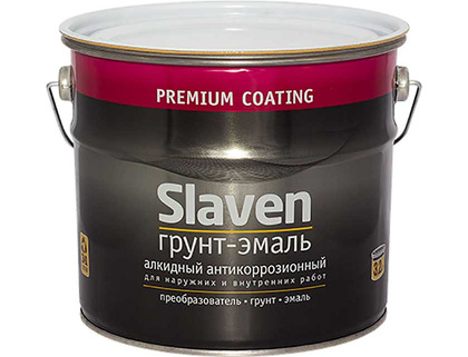 Эмаль Slaven По ржавчине (3.2кг, светло-серый)