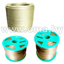 Трос металлополимерный d5 мм-50 м/п