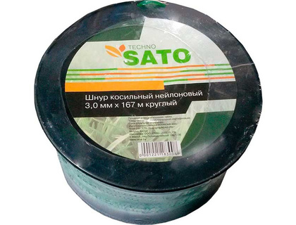 Леска для триммера SATO TECHNO 3LB 3мм 167м круглый