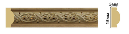Молдинг 15*5*2400 Сахара (ПИ15С)