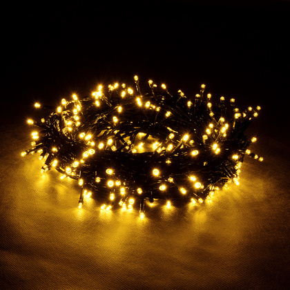 Электрогирлянда Нить Vegas 100 LED, 10м, теплый свет, арт. 55062