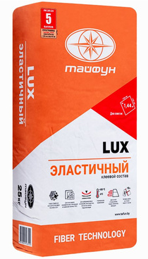 Клей для плитки Тайфун Люкс Эластичный 25 кг