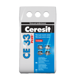 Фуга Ceresit CE-33, 18 черный, 2 кг