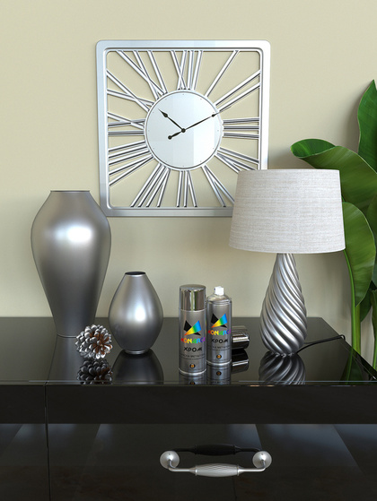 Краска Monarca Металлик (520мл, яркий хром)