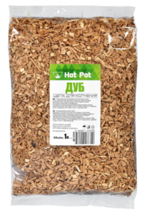 Щепа для копчения Hot Pot Дуб, 1 л., арт.61419