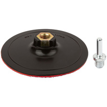 Диск-насадка Ф125мм (универс.М14+штифт) с липучкой жесткая Cutop Profi