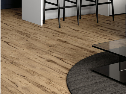 Плитка Oakland керамогр коричн рельеф 185х598x7,5 (17080), ОООФКЗ