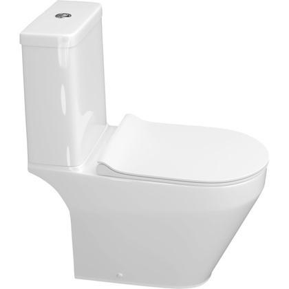 Унитаз-компакт Бари R Slim МЛ 2-режим белый с1 , ОАО Керамин
