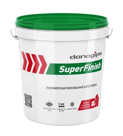 Шпатлевка финишная DANOGIPS SuperFinish 11л