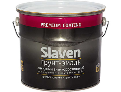 Эмаль Slaven По ржавчине (3.2кг, серый)