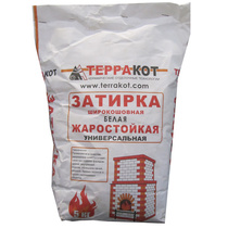 Затирка жаростойкая (фуга) белая «Терракот», 5 кг