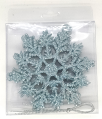 Набор подвесок Blue Snowflakes, 4шт, арт. HE2207C-137