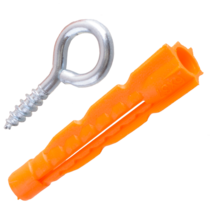 Дюбель универсальный 6x37 с крюком-кольцо 3,5х30 2 шт