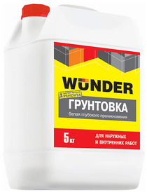 Грунтовка Wunder 5кг (белый)
