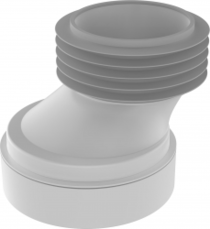 Манжета для унитаза эксцентрическая жёсткая (смещение 40мм)