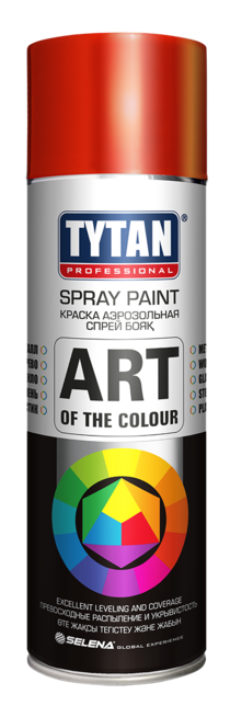 Краска аэрозольная TYTAN Professional RAL 3020 красная 400мл