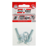 Набор болт М10х 30 шестигр.гол. оцинк. (2шт) + гайка + шайба