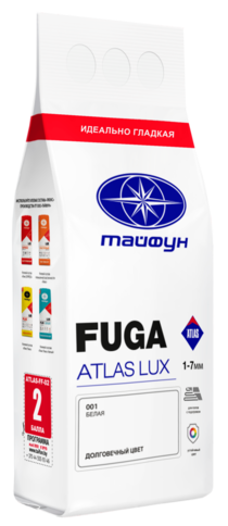Фуга №202 пепельная ATLAS Люкс, 2кг, внутр и наружн