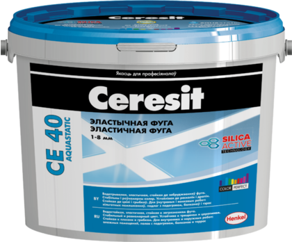 Фуга Ceresit CЕ-40 aquastatic 07 серая, 2 кг