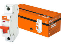 Выключатель автоматический TDM ВА 47-29 1Р 63А 4,5кА (В) SQ0206-0016