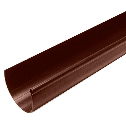 Желоб водосточный Murol артикул 10166 130 мм коричневый 3 м