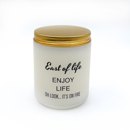 Свеча ароматическая East of Life Art&Home, белая, арт. MUXHLZ23013002