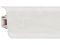 Плинтус напольный ПВХ Береза 56мм 2,5м 174 Rico Leo