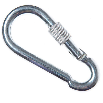 Карабин с фиксатором, цинк Suzhou Hongly Hardware DIN 5299D 6 мм 2 шт