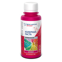 Паста колерная Ярославские краски универсальная розовый 0,1 л