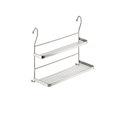 Полка двухъярусная mix, хром