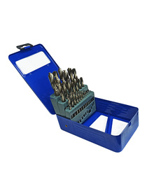 Сверла по металлу ц/х HSS (наб.25шт 1,0-13,0 мм) VERTEX