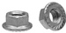 Гайка - с фланцем М10 оцинкованная Suzhou Hongly Hardware DIN 6923 (5шт)