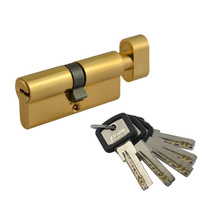 Механизм цилиндровый (35/35, ключ/вертушка, латунь, перфоключ) ЛПУВ-70 NORA-M