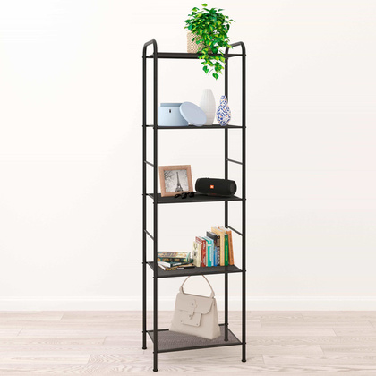 Стеллаж Валенсия 15 (VALENCIA 15 Shelf rack) (Черный)