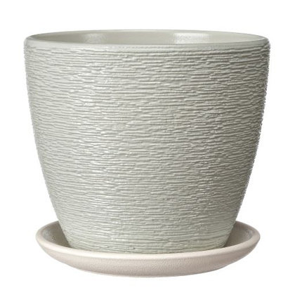 Горшок бетон. Гнездо серый крокус №0, 8,7х9,4