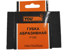 Губка абразивная Yourtools 100х70х25 P100 (N12)