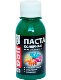 Колеровочная паста Dali зеленый 0,1 кг