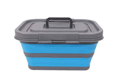 Ящик для хранения с крышкой силиконовый (45,5х30х23,5см), 7,5л