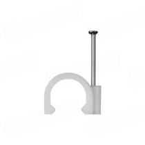 Скоба для кабеля круглая А12 мм (30 шт) - пакет Tech-Krep