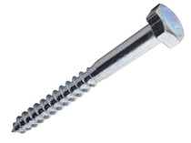 Шуруп шестигранный - 8.0x120 цинк (10 шт)